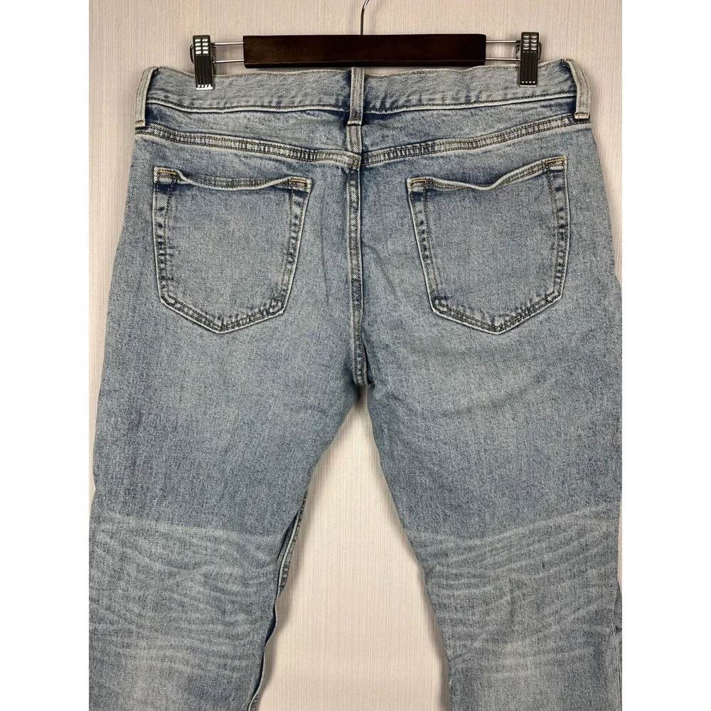Banana Republic Jeans Mens 34 Light Wash Standard Jean‎ Slim Fit Denim Casual